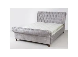 Voodi 160x200 NAPOLI hall samet