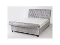 Кровать 160x200 NAPOLI серый бархат pilt 2