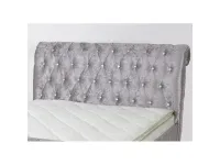 Кровать 160x200 NAPOLI серый бархат pilt 3