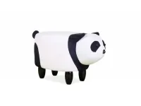 Пуфик PAULINKA черно-белый pilt 2