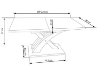 Pikendatav laud SANDOR 3 pilt 3