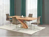 Стол раздвижной SANDOR золотой дуб pilt 2