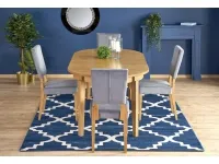 Стол раздвижной SORBUS медовый дуб pilt 3