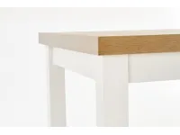 Стол раздвижной TIAGO 2 дуб крафт - белый pilt 4