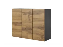 Комод LIVO KM-120 дуб вотан и антрацит