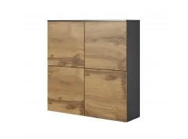 Комод LIVO KM-100 дуб вотан и антрацит