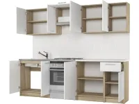 Köök DARIA 240 tamm sonoma - valge pilt 3