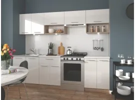 Кухня VIOLA 260 белый глянец