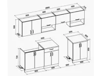 Кухня VIOLA 260 белый глянец pilt 4