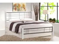 Voodi 160x200 VIERA 160 valge pilt 2