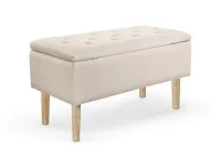 Пуфик CLEO с ящиком бежевый pilt 3