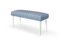 Скамейка MAKARENA голубой - белый pilt 3