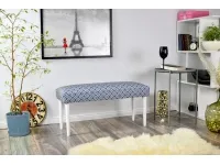 Скамейка MAKARENA голубой - белый pilt 2