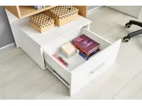 Стол письменный GROSSO золотой дуб - белый pilt 5