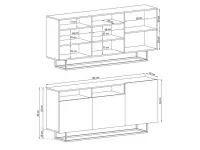Комод ENJOY EK180 pilt 5