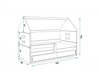 Кровать детская DOMI I pilt 9