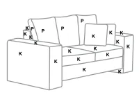 Диван-кровать ROCK BASIC WER.3.BOK A/A pilt 5