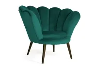 Кресло MAGNOLIA зеленый - венге pilt 2