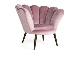 Кресло MAGNOLIA розовый - венге