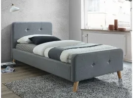 Кровать 90x200 MALMO 90 серый