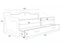 Кровать 160x80 JULIA pilt 4