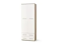 Шкаф с полками LIMA REG-2 сонома и белый pilt 2