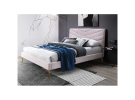 Voodi 160x200 PIER roosa