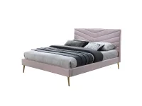 Кровать 160x200 PIER розовый pilt 3