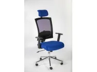 Кресло руководителя MADISON черный - синий pilt 2