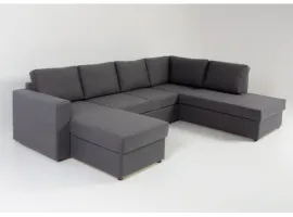 Угловой диван-кровать VEGAS серый