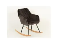 Кресло-качалка WY-8026Y угольный серый pilt 2