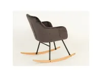 Кресло-качалка WY-8026Y угольный серый pilt 3