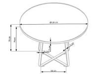 Стол LOOPER 2 pilt 6