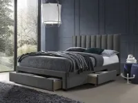 Кровать 160x200 GRACE серый вельвет pilt 2