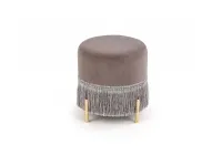 Пуфик COSBY серый-золотой pilt 2