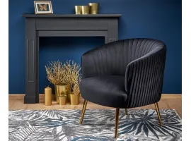 Кресло CROWN черный