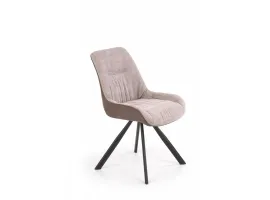 Стул K-393 светло-серый и коричневый