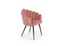 Стул K-410 розовый вельвет pilt 2