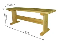 Скамейка PIKK в сауну pilt 3