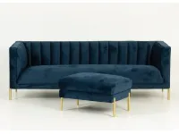 Диван COPENHAGEN 3 синий монолит 77 pilt 3