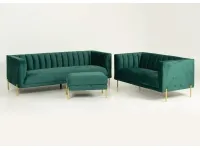 Диван COPENHAGEN 3 зеленый монолит 37 pilt 3