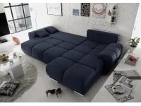 Угловой диван-кровать ANTON COLOR - B88 Тёмносиний pilt 6