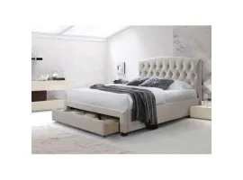 Кровать 140x200 LONDON цвет шампанского