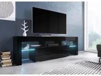 TV стол TORO 138 черный - черный глянец pilt 2