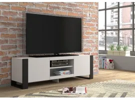 TV стол MONDI 158 белый матовый- черный