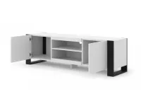 TV стол MONDI 158 белый матовый- черный pilt 3