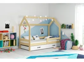 Кровать детская DOMEK cосна - белый