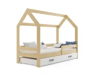 Lastevoodi DOMEK mänd - valge pilt 3