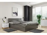 Кровать 160x200 PANAMA графит с подъемным механизмом pilt 2