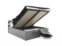 Кровать 160x200 PANAMA графит с подъемным механизмом pilt 3